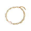 Rope Links Freshwater Pearl Necklace