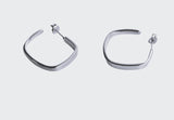 Square Large Hoops